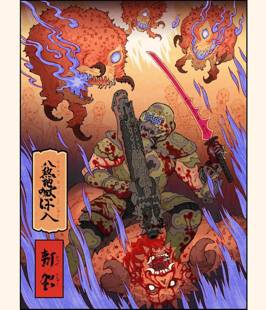 PopCultArtCo's tweet photo. Featured π¨ @thejedhenry
DOOM
#doom #art #gameart #gameprint #doomart #doomprint #classicgame #doometernal https://t.co/DR9W0CDNtS