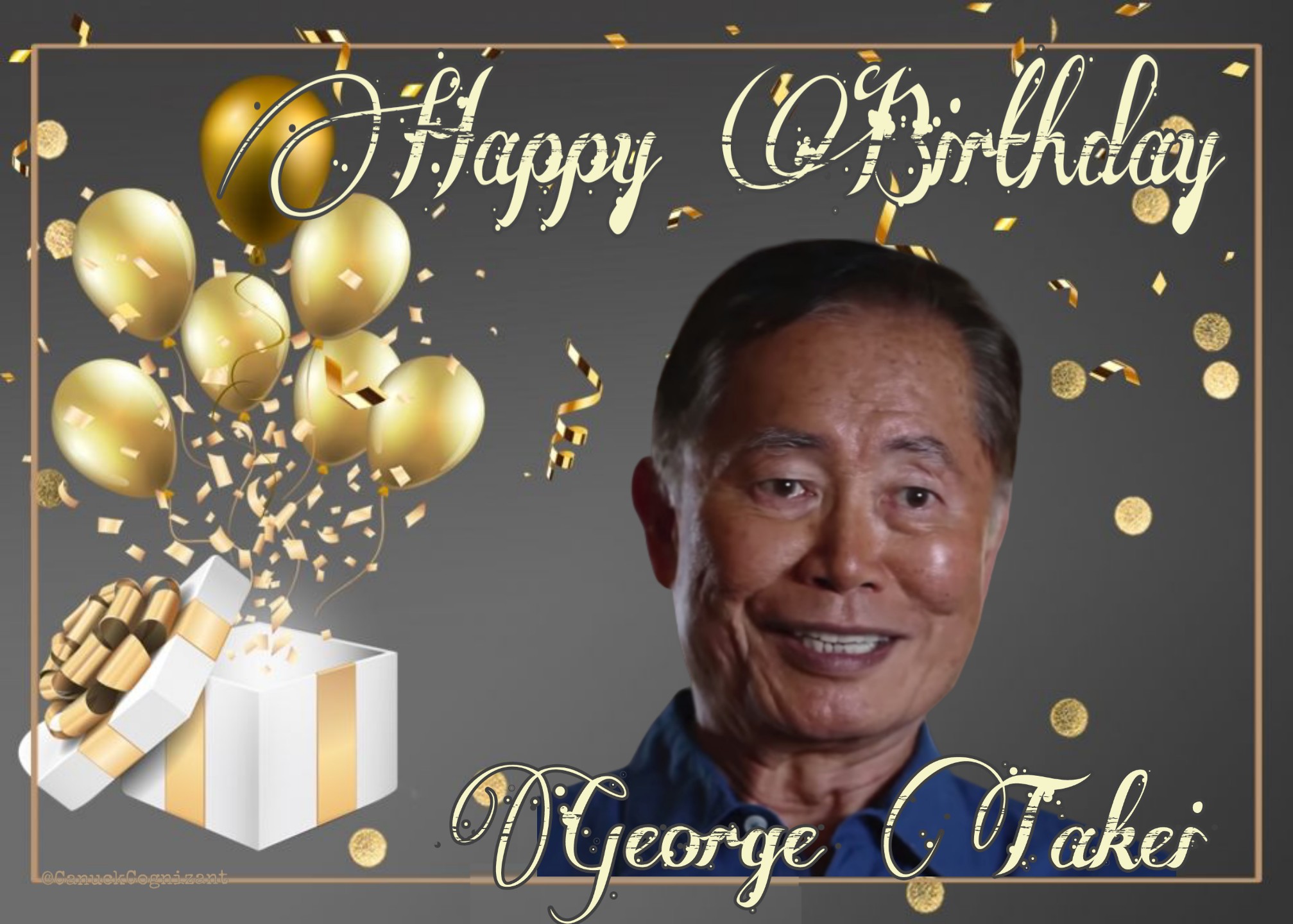     Happy Birthday to the one and only George Takei 