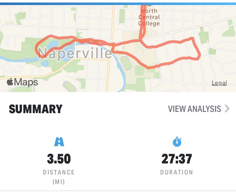 AHol_10's tweet photo. @nccrecsports A little late night run in the rain (a couple hours ago)! Encountered a raccoon and even saw a fox! #NCC19in19 https://t.co/NTW9f4dRpi