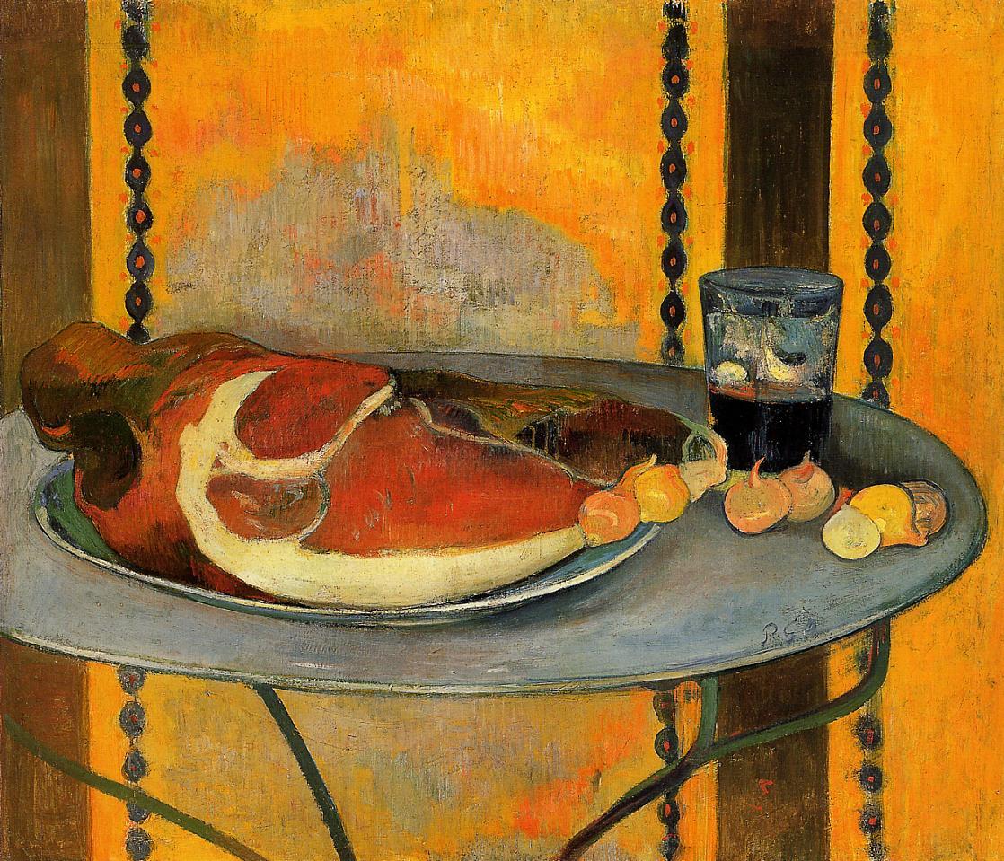 artistgauguin's tweet photo. The Ham, 1889 #frenchart #gauguin https://t.co/38sLn6ucvr