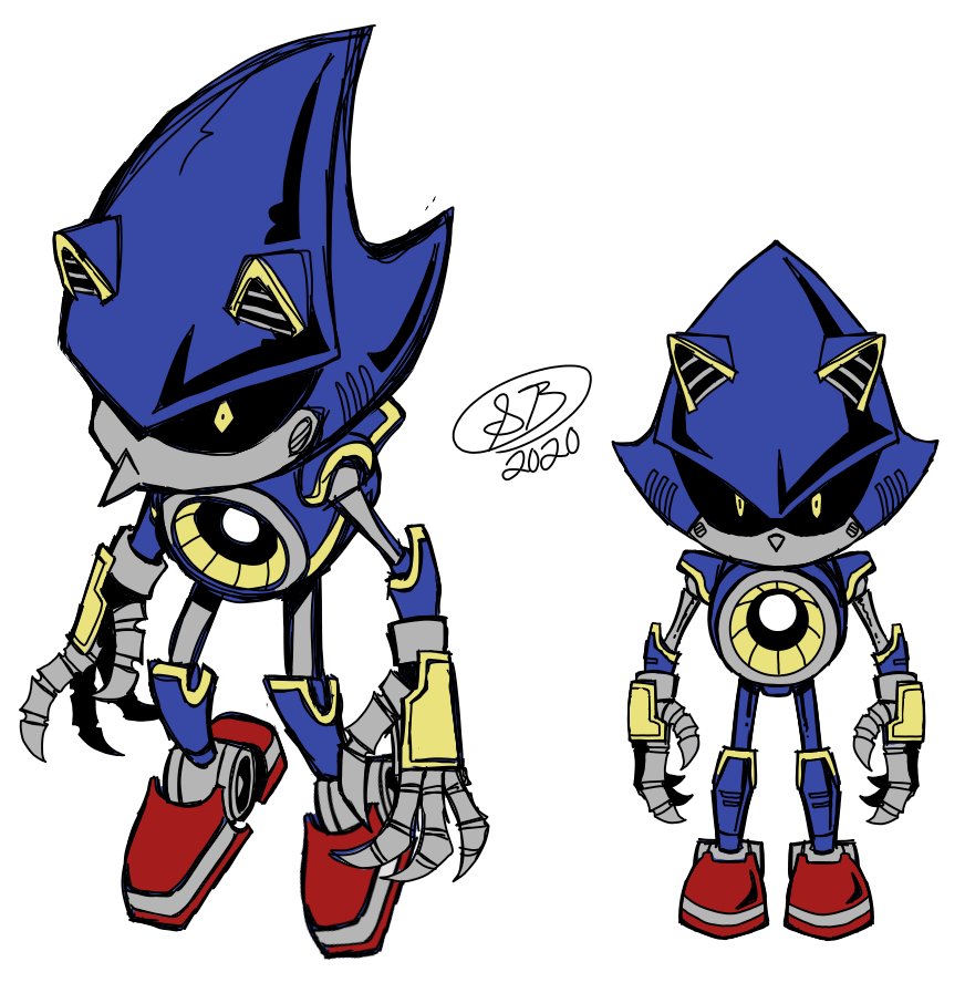 A unique mecha sonic design