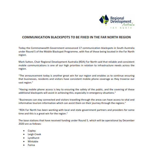 More Communication Blackspots to be Fixed in the Far North Region #regionsmatter