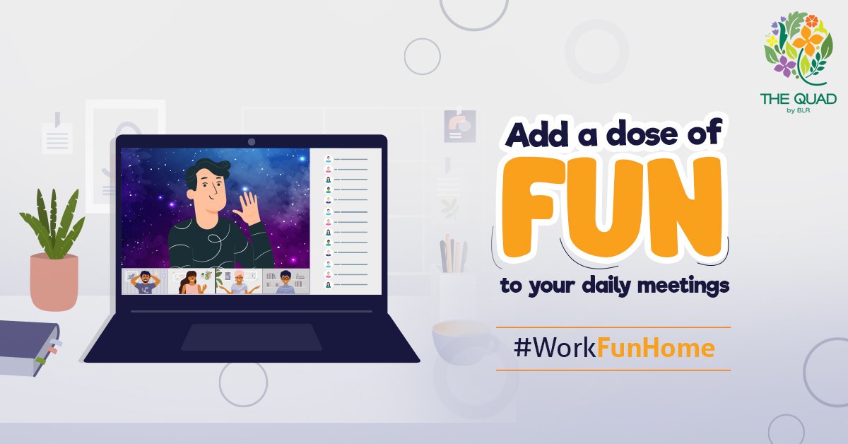 thequadbyblr's tweet image. Do you leave your colleagues in splits with those funny backgrounds during your virtual office meetings? Send us a screenshot using #WorkFunHome and tag us.

#Lockdownextention #WorkFromHome