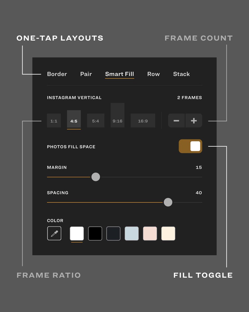 seriesphotosapp's tweet photo. Release 1.5 is now available!

The controls have been completely redesigned and rebuilt, bringing the lovely Ringside font from @HoeflerCo into the UI for a more refined yet playful feel. https://t.co/KxheotByTx