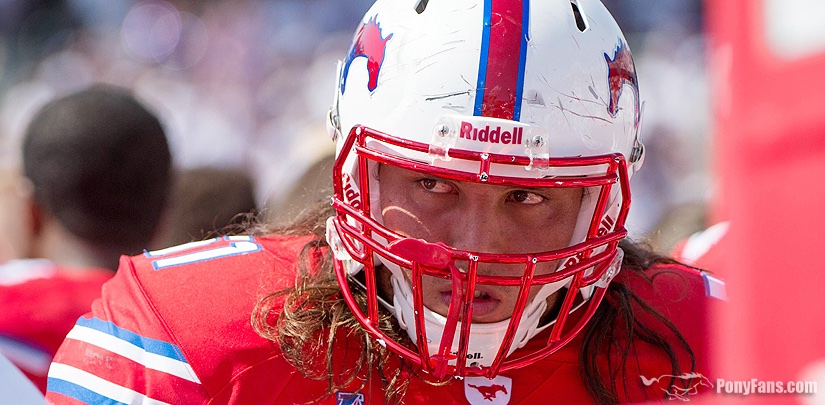 PonyFans's tweet photo. Senior @SMU_Football DT Pono Davis (@pono_davis51) has made a habit of finding ways around, over and through the obstacles before him — now he's hoping to parlay that into an @NFL opportunity.

https://t.co/SleneezFV5 https://t.co/hvhKMTyw8k