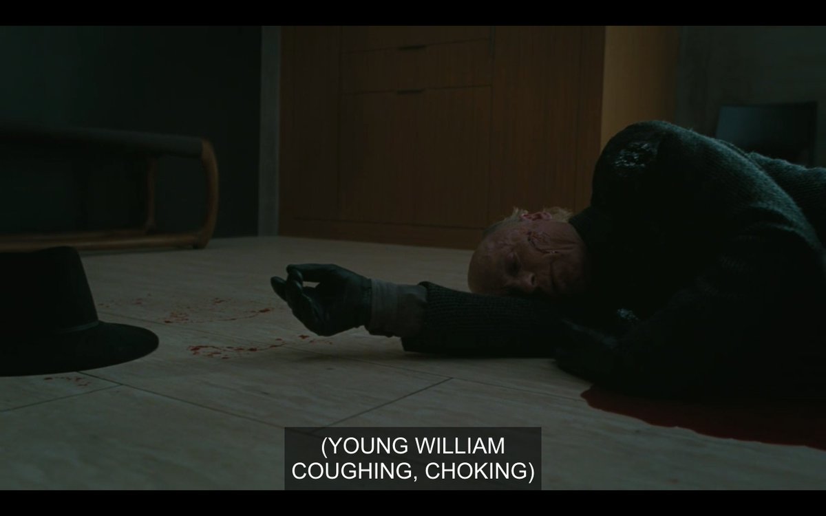 OKAY now we're getting into the actual spoilery part. at the end of the interaction, real william kills every version of himself (except for JD). jimmi just cannot go one show without being beaten up or thrown to the ground can he