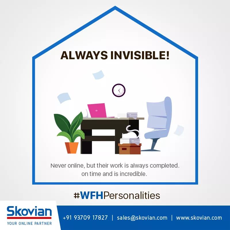 Tag the invisible genius in the comments below.

#Skovian #TagYourColleague #WFH #DigitalAgency #StayHome #StaySafe #COVID19 #Lockdown #LockdownIndia #LockdownWorkLife #TuesdayThoughts #TuesdayVibes