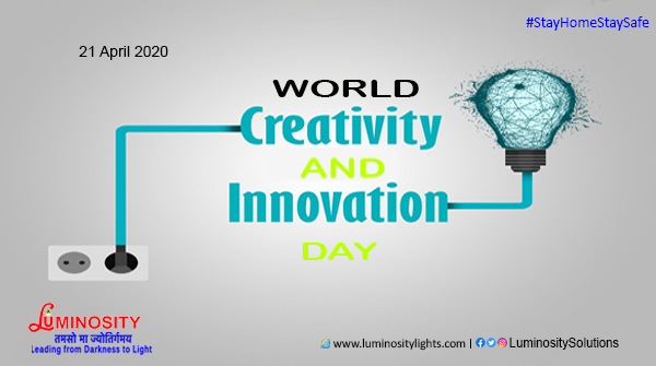 LuminositySolu's tweet photo. This World Creativity &amp; Innovation Day #WCID2020  , trust yourself and innovate. Discovering opportunity involves trusting it’s there.

#creativity #educate #empower #innovation #WCID #LuminositySolutions #LuminosityLighting #led #lighting #StayAtHomeSaveLives https://t.co/RWqEB0622w