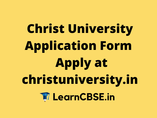 LearnCBSE's tweet photo. Christ University Application Form https://t.co/T1QvNQR6ct https://t.co/7LFmkJrZ1L