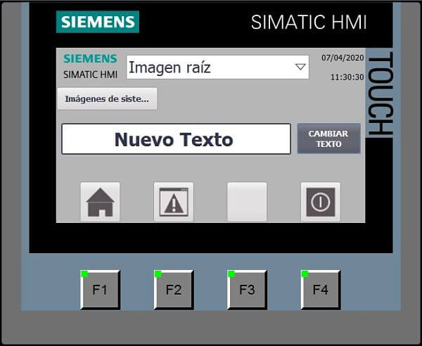 tecnoplc's tweet image. #programacionplc #programacionhmi -Cambiar texto en campo de texto mediante script TIA Portal is.gd/O26K69