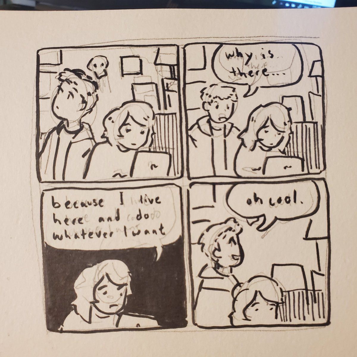screaming at these old comics i drew in 2017 but never posted 