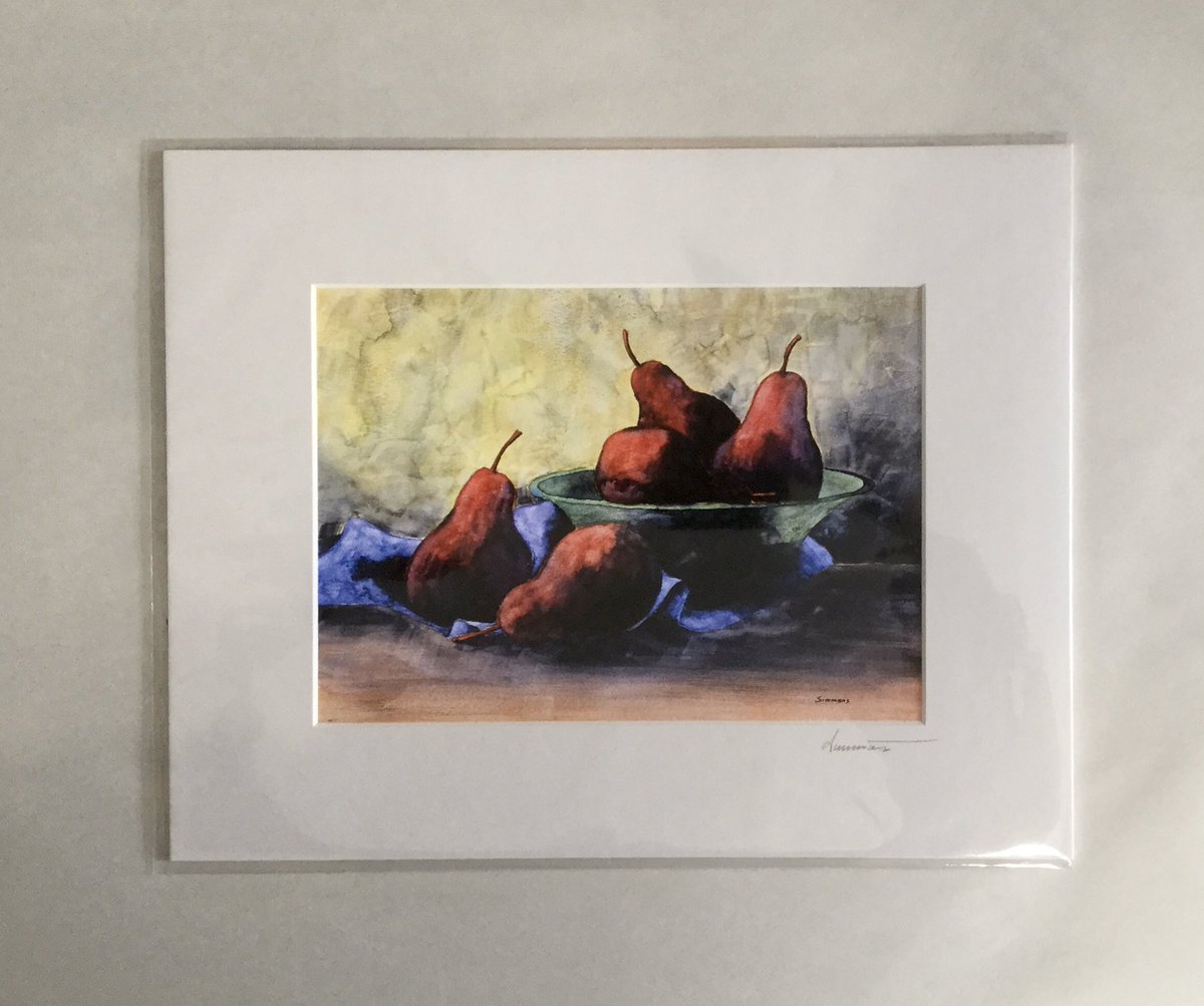 ScottWmSimmons's tweet photo. Red Pears - matted #giclee print now available in my #Etsy shop. More work coming soon.
https://t.co/I3Ul3xHZ4e
#pears #etsyshop #shopetsy #shoppnline #forsale #pvdartist #red #buylocal #artforsale #studio #red #stilllife #forthewalls #curate #gallery #scottsimmons #PACartist https://t.co/DV700j2x4I