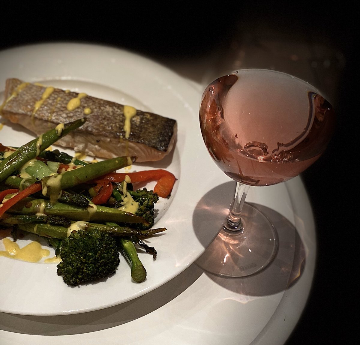 Our senior winemaker gives us homework, taste the 2020 rose before it goes to bottling. Was amazing. We tasted it with salmon and chargrilled veggies. 2019 is just as delicious and can be purchased online. knappstein.com.au  #delicious #clarevalley #lovewine