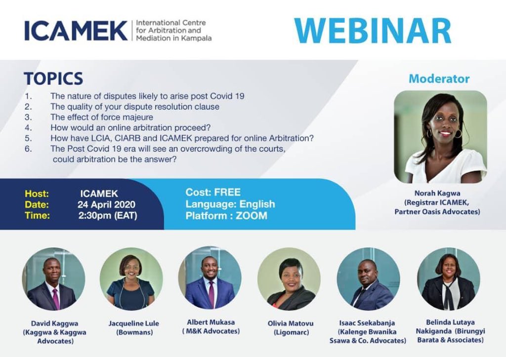 ICAMEK WEBINAR   On the 24th April 2020. 2:30pm EAT <a href="/ICAMEK1/">ICAMEK</a> <a href="/Belislus/">Belinda Lutaya</a>