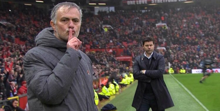 28. October 2017: Manchester United - Tottenham 1-0. Just Mourinho being Mourinho