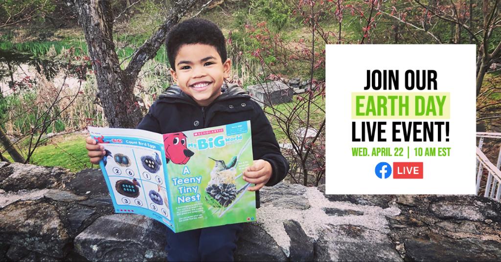 Join us for a special #EarthDay Facebook Live Event, today at 10 am EST! We'll be giving away FREE resources and showing you how to do a fun at-home activity for grades PreK-2! 

Tune in here at 10 am EST! ➡️ bit.ly/2XHBbOI