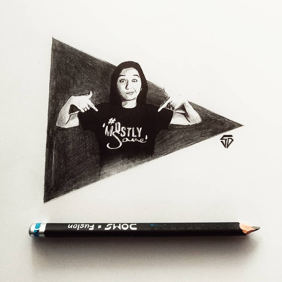 sdfinearts's tweet photo. Sketched you @iamMostlySane https://t.co/QvSy33WO6k