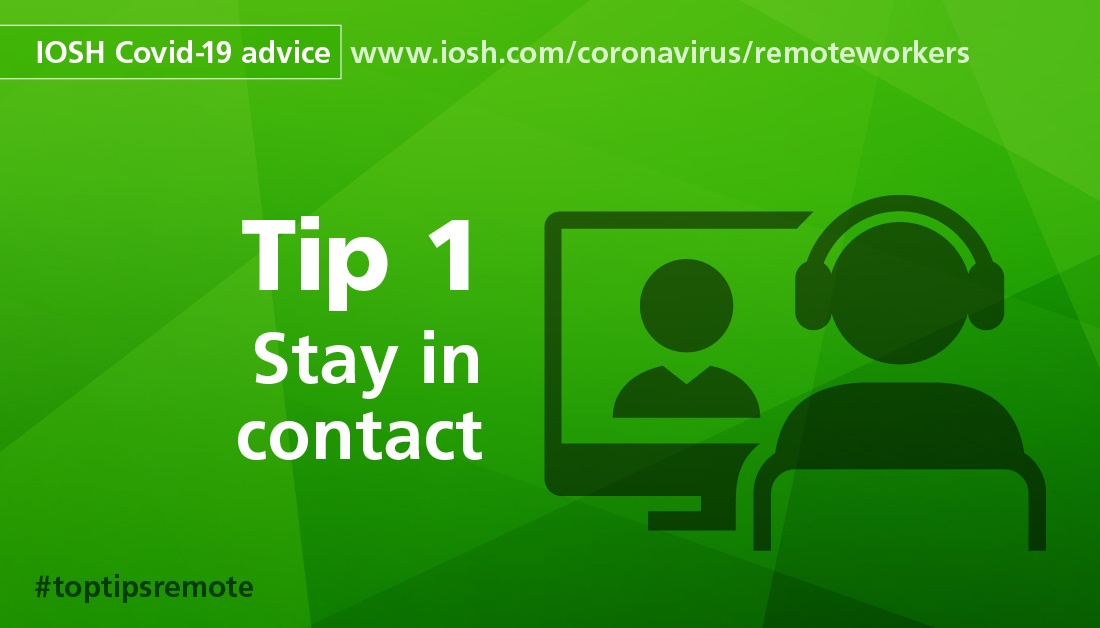 IOSH_tweets's tweet photo. We encourage you to keep in regular contact with employees as they may feel isolated and lonely working at home. You can do this by using a variety of methods: teleconference, email, telephone, email or WhatsApp. Read here: https://t.co/UIaDBSjD2A #toptipsremote #remoteworkers https://t.co/FbBRHwWsw7