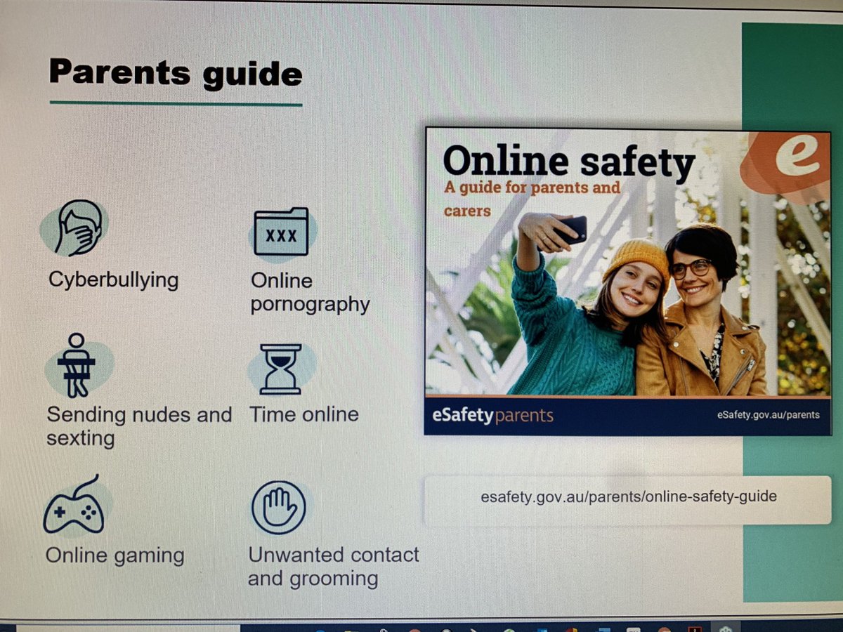 Parents  #OnlineSafety guide is available  https://www.esafety.gov.au/parents/online-safety-guide AND  @eSafetyOffice are now running additional webinars starting in response to  #COVID19Aus re keeping your sanity & supporting kids online 