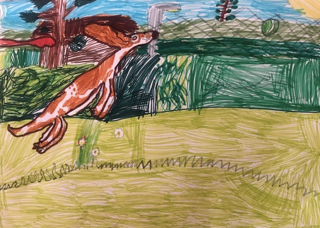 "I feel happy and jumpy today" by Austin in response to todays lesson.