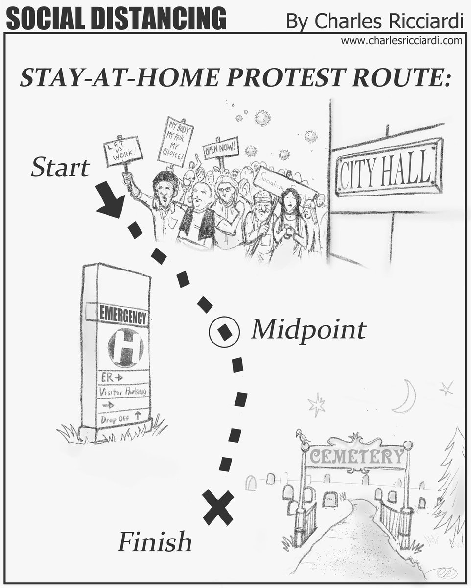 Charles Ricciardi (@cricciardi17) on Twitter photo Stay-At-Home Protest Route:
<a href="/wricciardi/">Walter Ricciardi</a> #newyorker #nypost #nydailynews #GovCuomo #SocialDistancing #WorldHealthOrganization #StandTogether #USA #newyorklockdown #njlockdown #COVIDー19 #COVID19 #ArtForAwerness Stay-At-Home Protest Route:
<a href="/wricciardi/">Walter Ricciardi</a> #newyorker #nypost #nydailynews #GovCuomo #SocialDistancing #WorldHealthOrganization #StandTogether #USA #newyorklockdown #njlockdown #COVIDー19 #COVID19 #ArtForAwerness