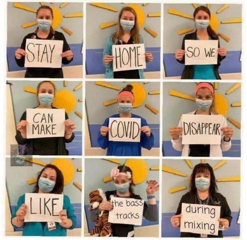 MatMarinelli's tweet image. True Story 😅... #music #bass #musicians #coronavirus #StayAtHomeAndStaySafe #mixing