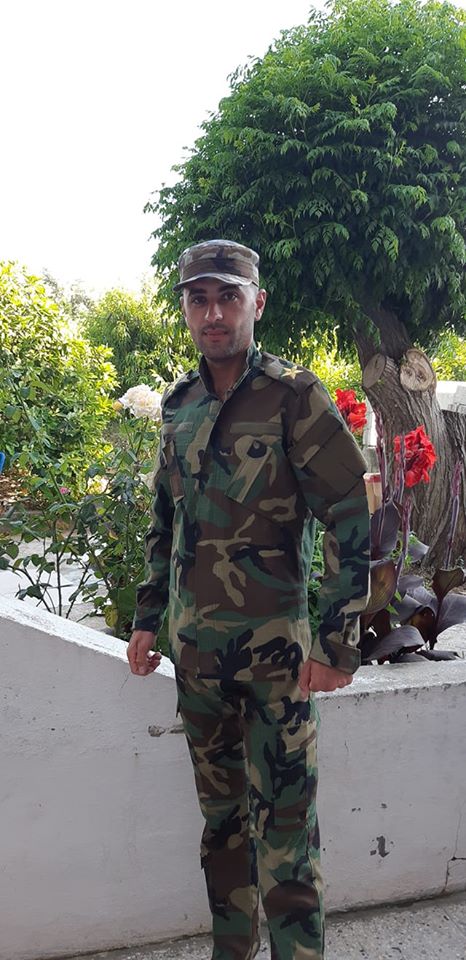  #Syria: a soldier from  #Tartus CS was killed this morning by sniper fire on W.  #Aleppo front.