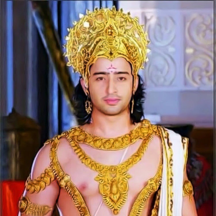 ~*Arjun*~My complexion is very rare, and my acts are always stainless. That’s why everyone calls me Arjun..   #ShaheerAsArjun  #ShaheerSheikh   #Mahabharat  @Shaheer_S  @StarPlus