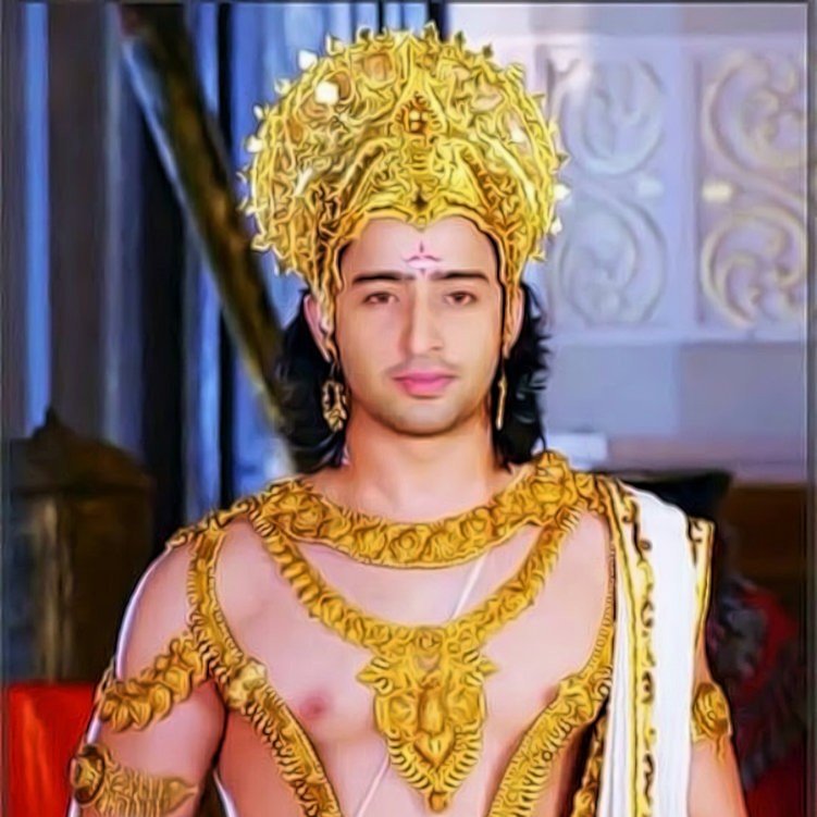 ~*Arjun*~My complexion is very rare, and my acts are always stainless. That’s why everyone calls me Arjun..  #ShaheerAsArjun #ShaheerSheikh  #Mahabharat  @Shaheer_S  @StarPlus