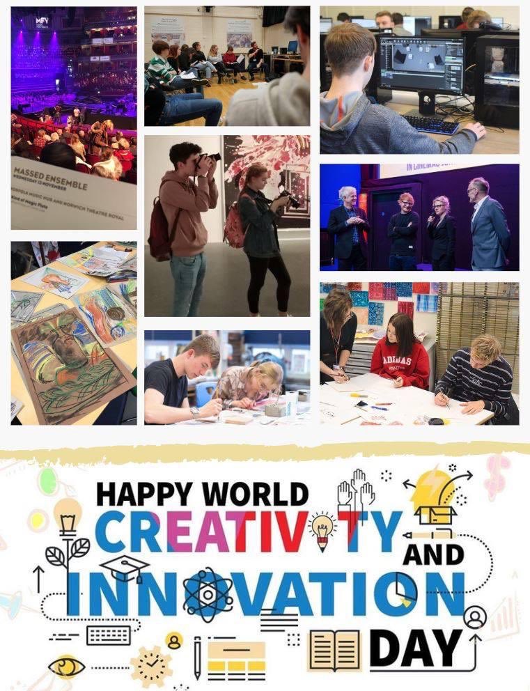 ... #HappyWorldCreativityAndInnovationDay! How are you managing to stay creative?! Let us know 😊👍🏻