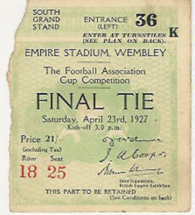 The final also came after the 1926 general strike and a 6 month+ miners' dispute. It was seen as a happy escape for the whole of Wales from political and economic tensions. Maybe 20,000 headed to London for the game. 1700 went from Swansea.