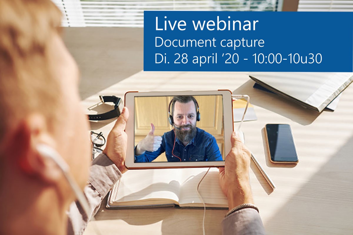 ScaptaDynamics's tweet image. Wil je je factureren automatisch posten en digital via een portal laten goedkeuren? Dat kan met Document Capture!
Ontdek alles tijdens de live webinar met Scaptaan Koen.
Schrijf je hier in 👉🏻 bit.ly/2XSX8KQ. 
#preteaching #webinar #teamscapta