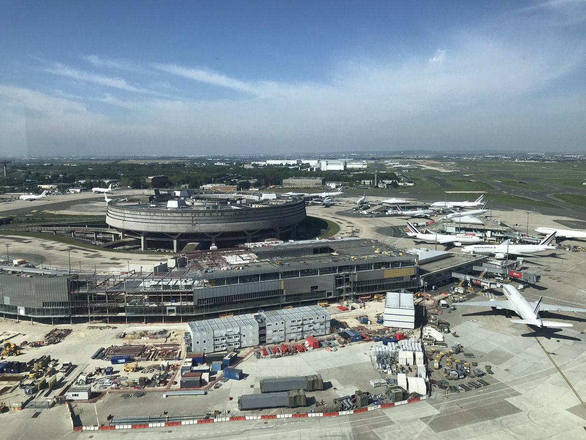 C’est (trop) calme mais que c’est beau ! #CDG #workinprogress