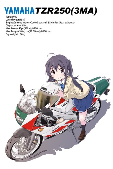 「motorcycle skirt」 illustration images(Oldest)