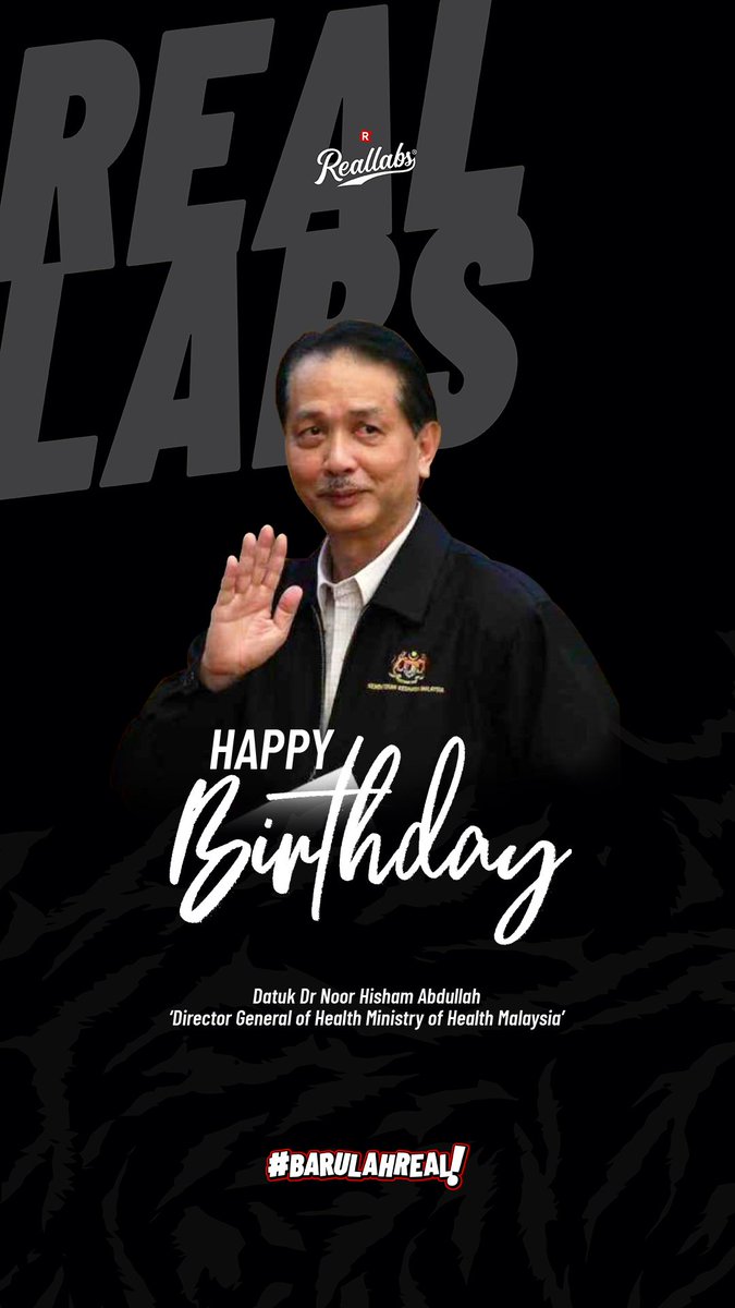ReallabsSupport's tweet photo. Happy 57th Birthday @DGHisham We thank you for all the sacrifices and determination outshine. You and all the Frontliners are the epitome of a TRUE HEROES. Hats off 🎩

p/s : A Malaysian Avengers♥️💪

Yours Truly,
Reallabs Malaysia https://t.co/PoHqO30xhb