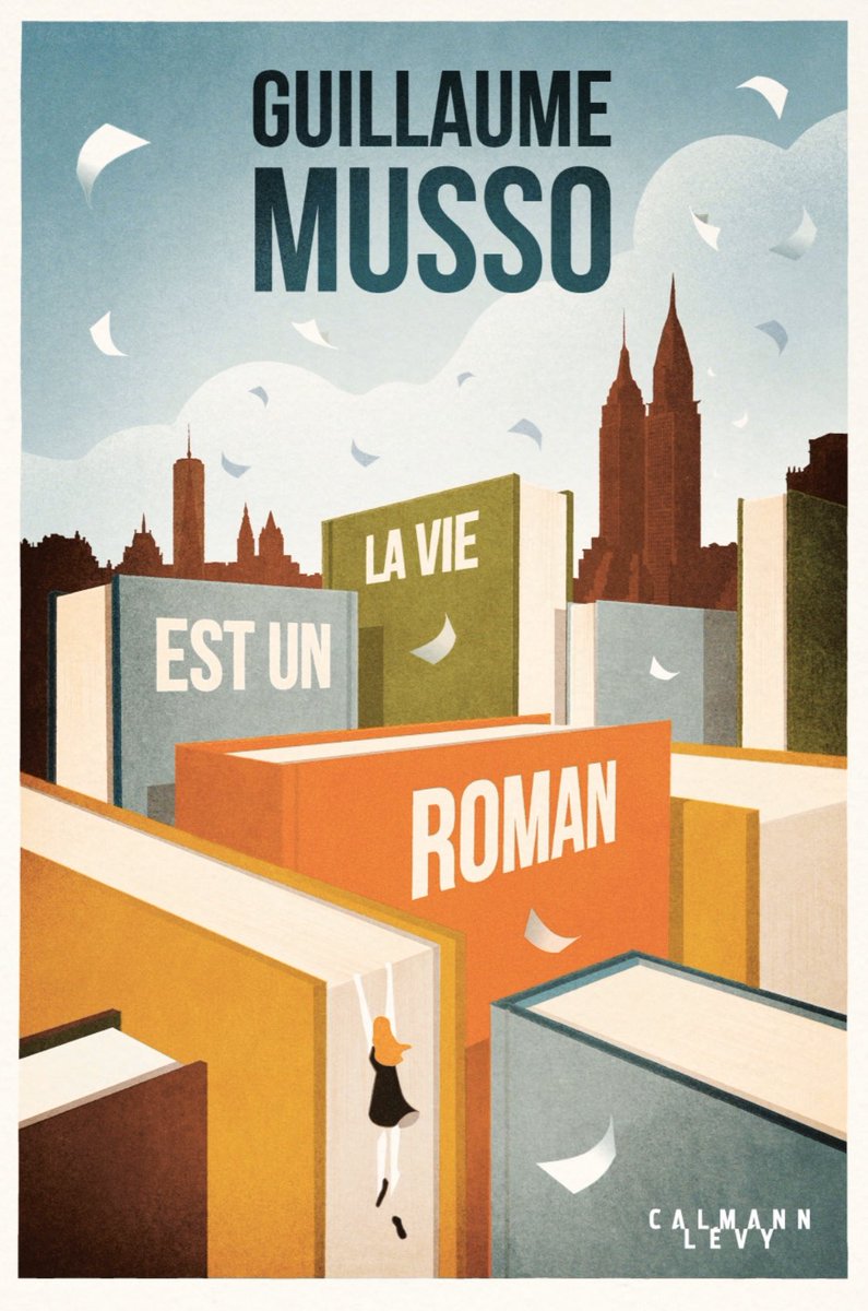 Guillaume_Musso's tweet photo. Voici la couverture de mon prochain livre #LaVieEstUnRoman réalisée par le talentueux @mathieupersan ! https://t.co/SLHLgii7Xf