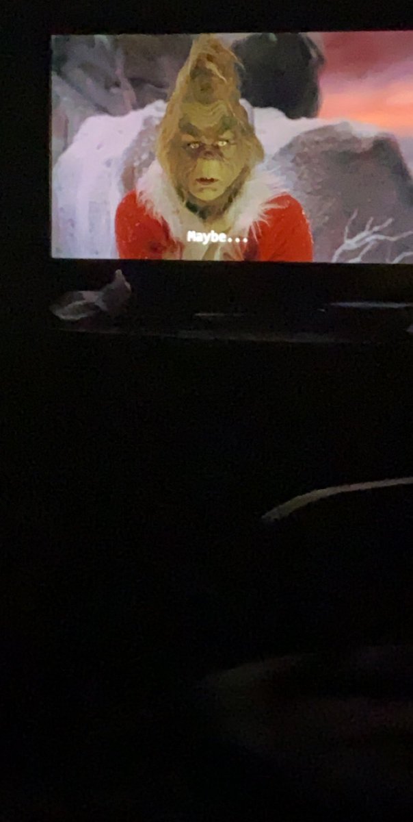 There goes the trash mans third eye waking up   #Grinchmasinapril