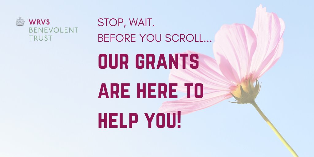 WRVS Benevolent Trust (@wrvsbt) on Twitter photo There are more people than ever in financial need due to the #coronavirus pandemic and our #grants could help...
Please retweet to help us reach anyone who has EVER worked or #volunteered with <a href="/RoyalVolService/">Royal Voluntary Service</a>.
Don't struggle alone... Let us help 🙌 There are more people than ever in financial need due to the #coronavirus pandemic and our #grants could help...
Please retweet to help us reach anyone who has EVER worked or #volunteered with <a href="/RoyalVolService/">Royal Voluntary Service</a>.
Don't struggle alone... Let us help 🙌