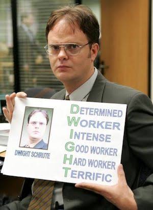 31. Dwight Schrute (Rainn Wilson)- The OfficeWe all know that guy in our office who always butters the boss praises him all the time. This is that guyPlus he’s creepy & weird af. But know what he’s the most entertaining one & a true friend in one of the best series ever.