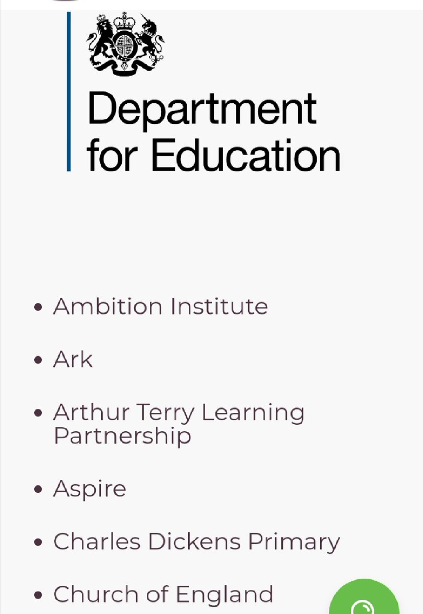 A look at the org's backers reveals some familiar names, notably Ark, the academy school org that founded the Frontline social work training scheme, and Teach First, from which the CEO of Frontline graduated and subsequently based Frontline's model on. >> https://www.thenational.academy/about/ 