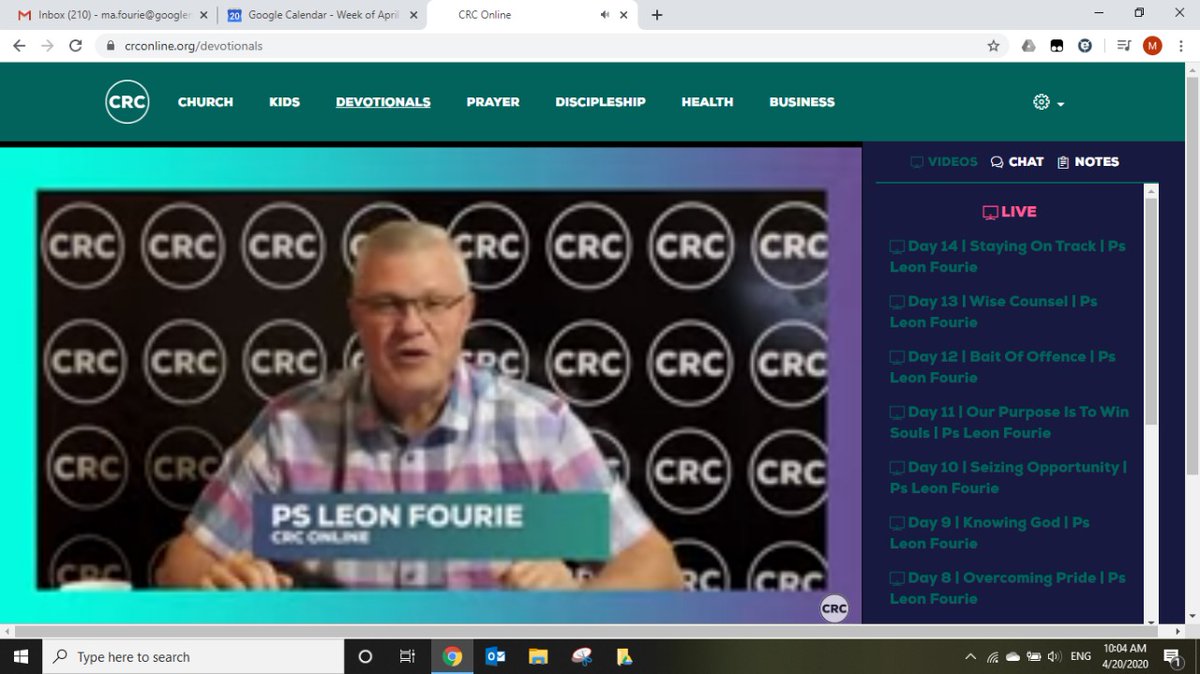 From Morning Prayer, Communion right through to Action Night we still keep connected as family!! Thank you Pastor <a href="/AtBoshoff/">Adriaan Boshoff</a>  
for leading the charge!! @CRCMain