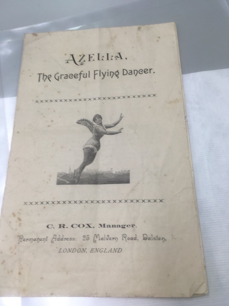 circus250's tweet photo. Azella’s homemade corset for flying @MuseumofLondon - sadly not on display #MuseumsUnlocked  #HiddenStores #HiddenStories #BringItOut #CircusEverywhere https://t.co/W96nDGZ9sI