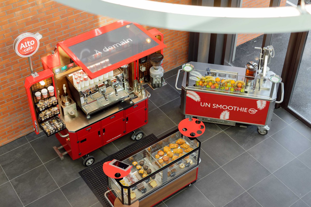 ALTO CAFE présent à vos côtés.
Nous assurons un service à emporter en entreprise (boissons chaudes, softs, snacking), dans le respect des normes de sécurité (les vôtres et celles du gouvernement).
N'hésitez pas à nous contacter. 
Portez-vous bien et à bientôt autour d’un café.