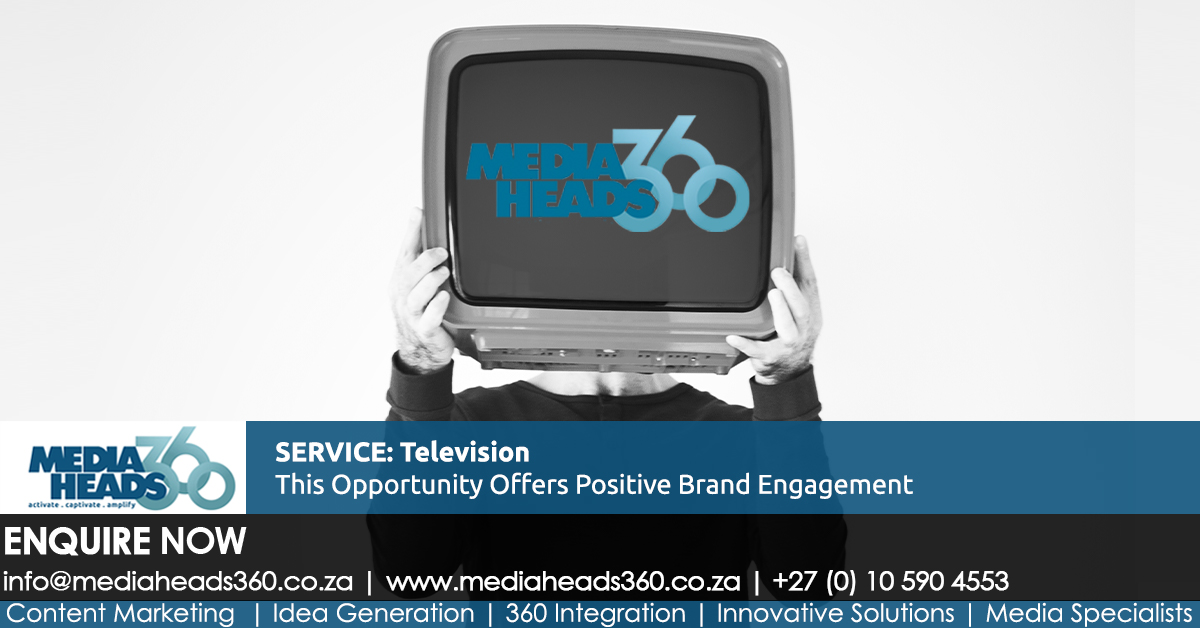 mediaheads360's tweet photo. SERVICES: Television
Our new solution uses television and social media to amplify content marketing; creating fantastic synergy with radio as we simultaneously augment the campaign on the broadcaster's radio stations.
#360Integration #Innovation #MediaHead360 #Television https://t.co/40CpSKgelO
