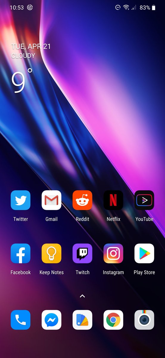 JohnXionidis's tweet photo. I have been using this setup for quite some time now 🙃

Theme: Liv Dark, Red Magenta Accent
Icon Pack: Hydrogen
Launcher: Latest OnePlus Launcher
Wallpaper: OnePlus 8
Device: OnePlus 7 Pro https://t.co/H8fuhluEB8