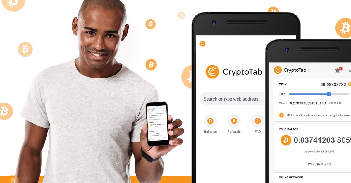 ▶️➡️▶️You will never get paid just for browsing the web — says who? Actually, you can! With CryptoTab Browser you surf the internet and mine bitcoin simultaneously. 

▶️Follow the link: bit.ly/2Vwq3BU