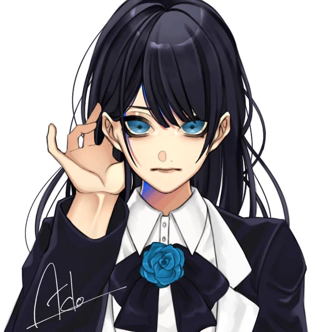 推しタグ8人目⭐️Adoさん
メイク描いたやつも載せとく。 
