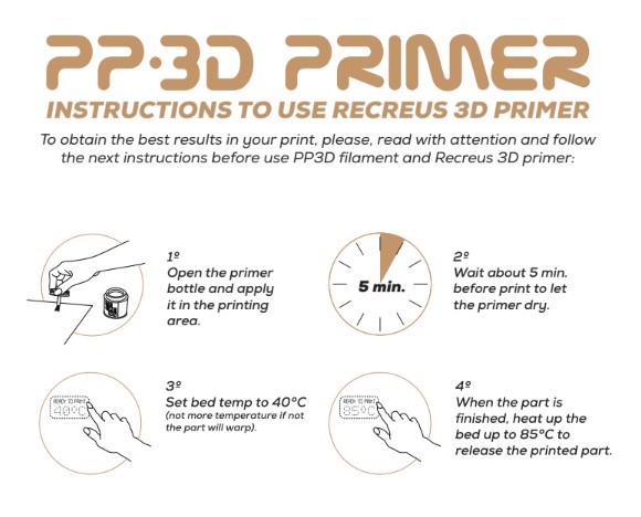 recreus3D's tweet photo. Este es el 'PRIMER' que acompaña y SE VENDE EN EL MISMO PACK junto con el #filamento de #POLIPROPILENO #PP3D de Recreus. Con él, conseguimos, entre otras, romper la barrera de la dificultad y conseguir que #imprimir #PP sea ¡fácil y sencillo! Más info👉https://t.co/yuxnyZPteh https://t.co/bSj7oNu6GR