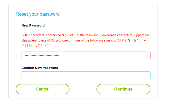 P_Lessing's tweet photo. Well done @thameswater for making your password policy *less* secure than it was before. 16 characters max? Why? https://t.co/9WtZeUbOVn