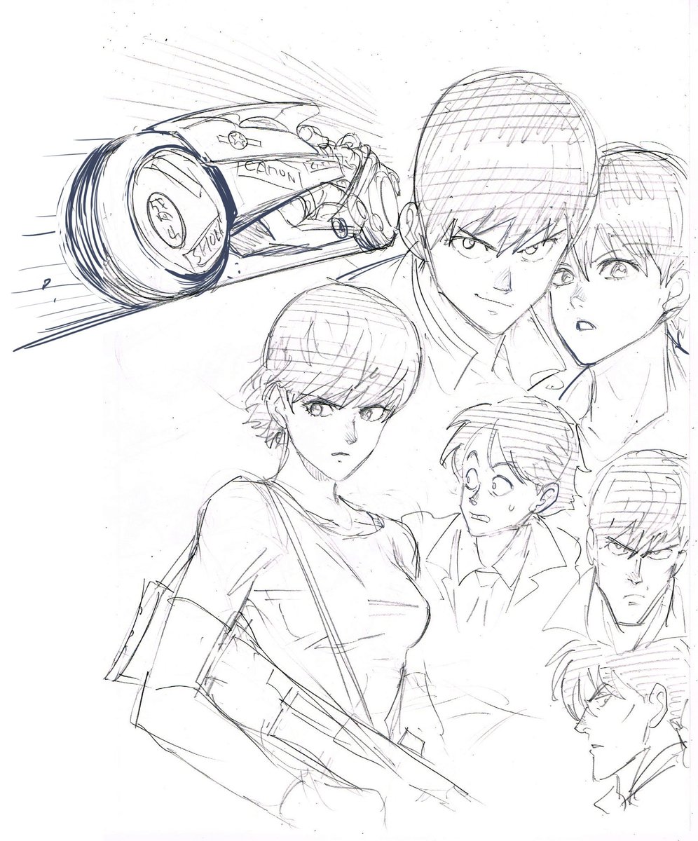 Personnages de AKIRA dessinés par Yusuke Murata (OnePunchMan, Eyeshield21...)